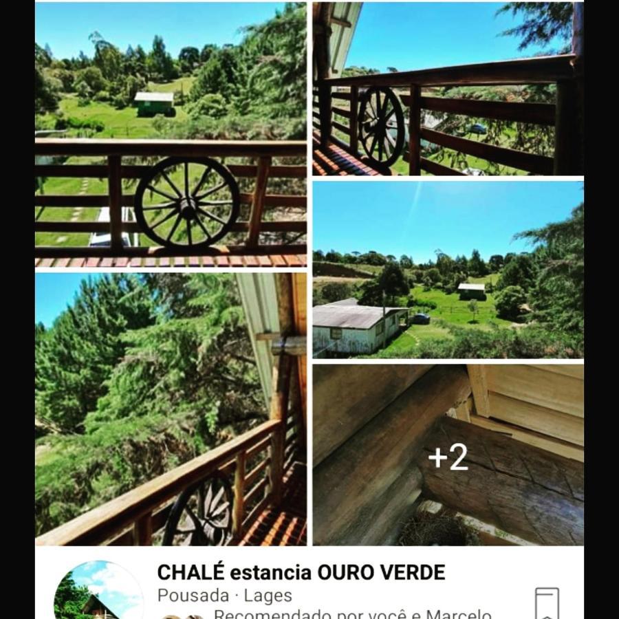 Chale Estancia Ouro Verde Lages Exterior foto