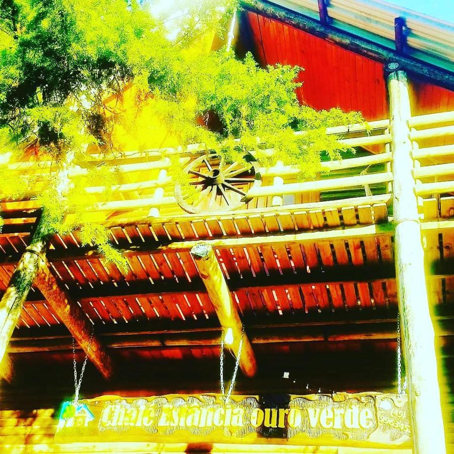 Chale Estancia Ouro Verde Lages Exterior foto